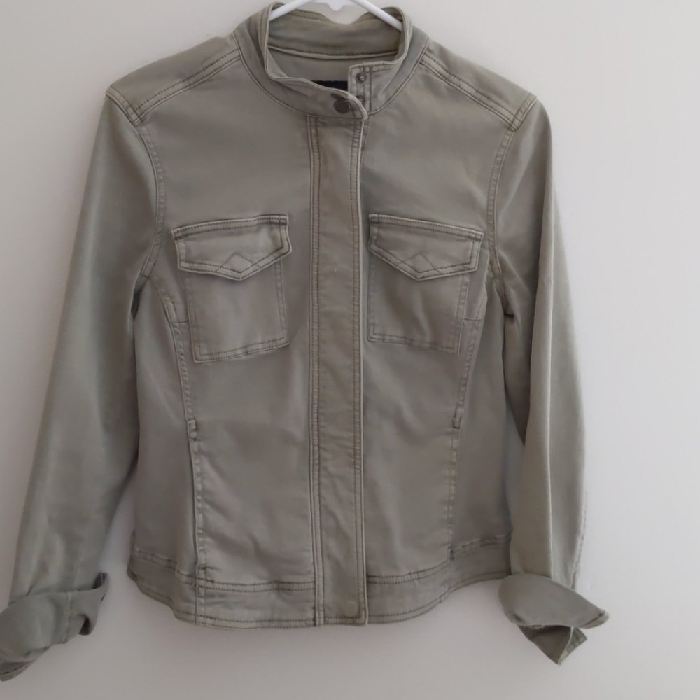 Light green jean jacket